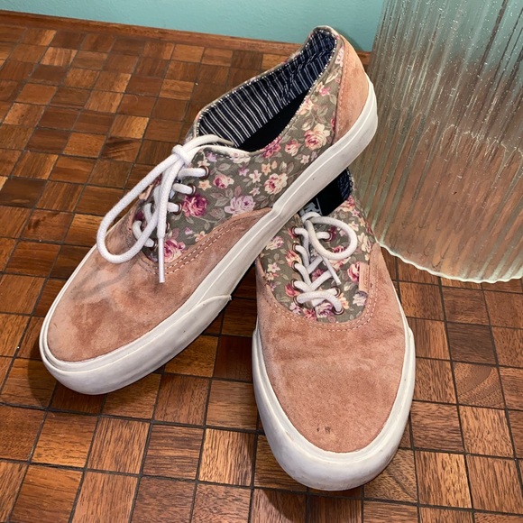 Vans Shoes - Vans Authentic floral and suede Men’s 8